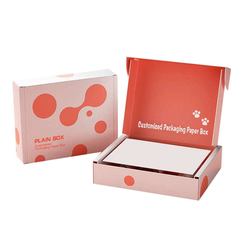 Corrugated mailer box ready for e-commerce shipping, emphasizing durability and custom branding options.