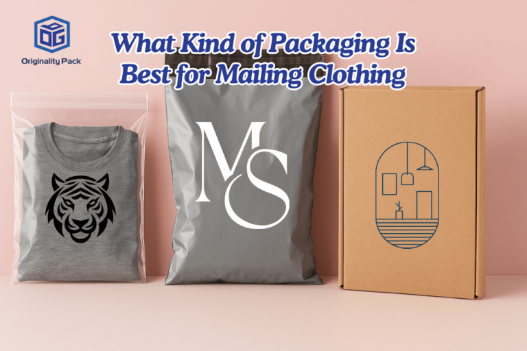 Zipper bag, mailer bag, and mailer box for mailing clothing – best packaging solutions for apparel shipping