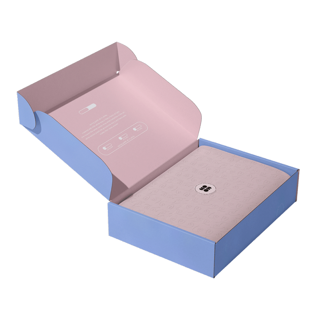 Custom printed mailer box for branded e-commerce packaging