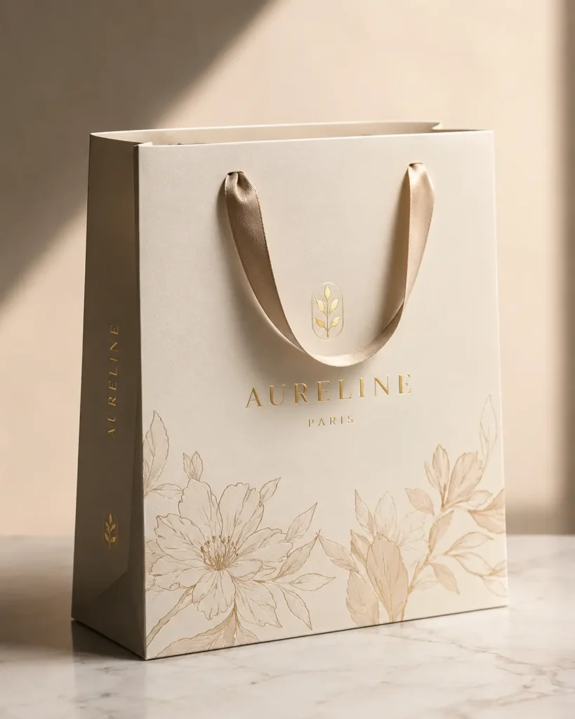 How thick 250gsm kraft paper creates a structured luxury paper bag for retail brands