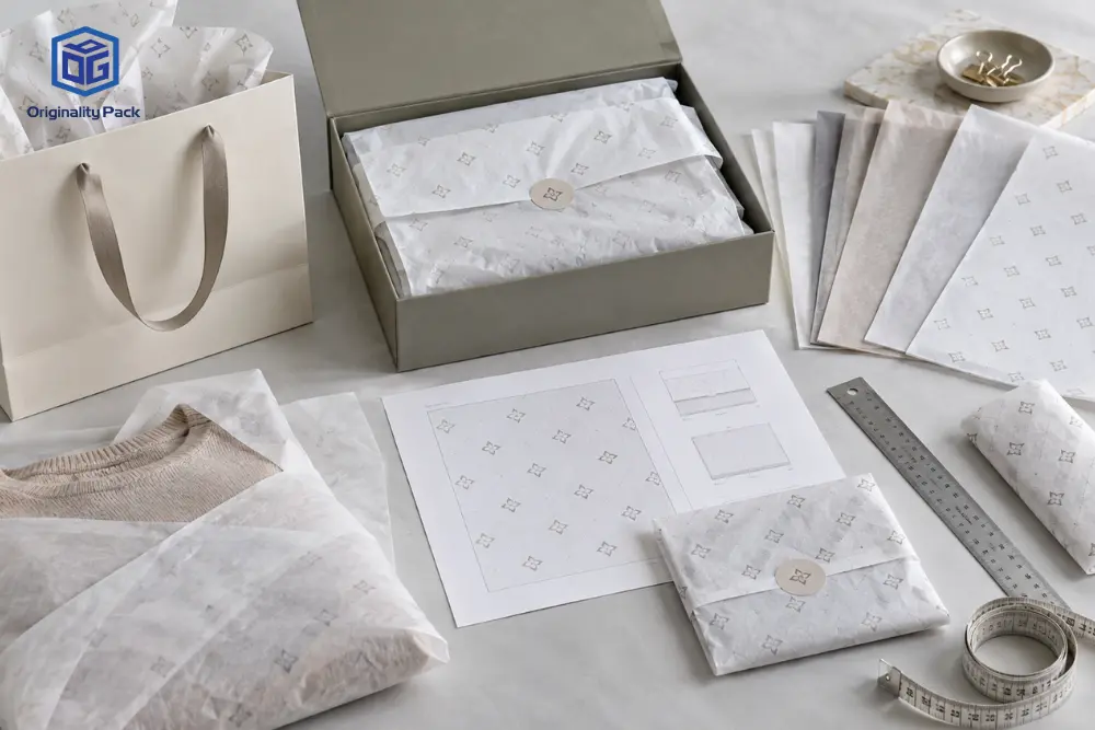 How to Choose Custom Tissue Paper GSM, Sheet Size and Logo Spacing